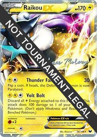 Raikou EX - 2012 (Chase Moloney) (38) [World Championship Decks]