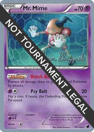Mr. Mime - 2013 (Jason Klaczynski) (47) [World Championship Decks]