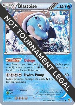 Blastoise - 2015 (Jacob Van Wagner) (16) [World Championship Decks]