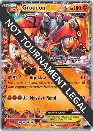 Groudon EX - 2015 (Alejandro Ng-Guzman) (85) [World Championship Decks]