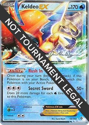 Keldeo EX - 2015 (Jacob Van Wagner) (49) [World Championship Decks]