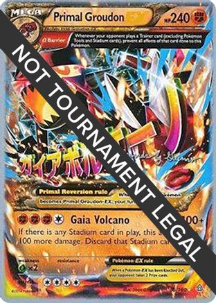 Primal Groudon EX - 2015 (Alejandro Ng-Guzman) (86) [World Championship Decks]
