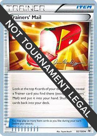 Trainers' Mail - 2015 (Jacob Van Wagner) (92) [World Championship Decks]