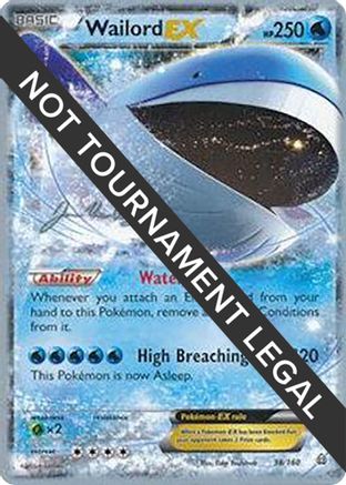 Wailord EX - 2015 (Jacob Van Wagner) (38) [World Championship Decks]
