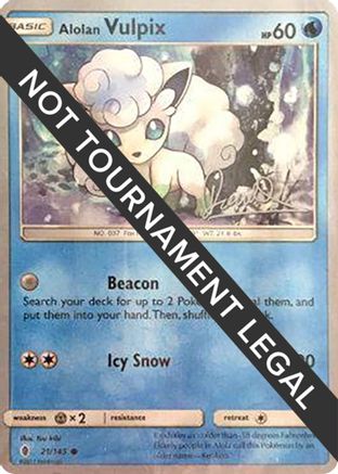 Alolan Vulpix - 2017 (Diego Cassiraga) (21) [World Championship Decks]