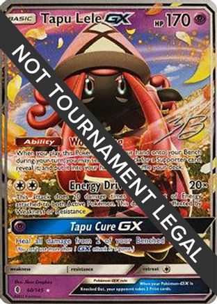 Tapu Lele GX - 2017 (Zachary Bokhari) (60) [World Championship Decks]