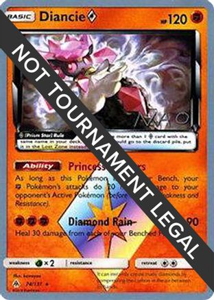 Diancie Prism Star - 2018 (Naohito Inoue) (74) [World Championship Decks]
