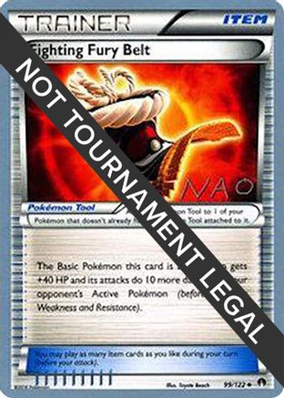 Fighting Fury Belt - 2018 (Naohito Inoue) (99) [World Championship Decks]