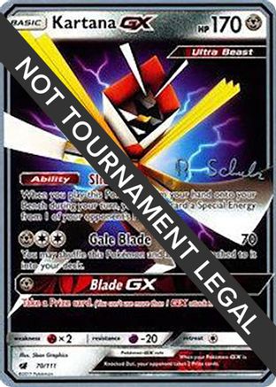 Kartana GX - 2018 (Robin Schulz) (70) [World Championship Decks]