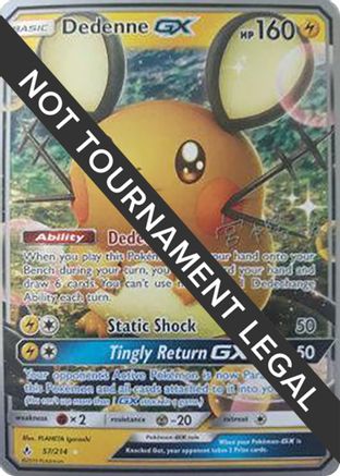 Dedenne GX - 2019 (Haruki Miyamoto) (57) [World Championship Decks]