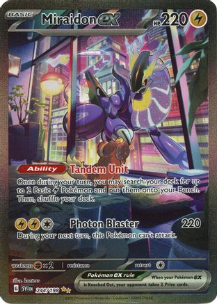 Miraidon ex - 244/198 (244) [SV01: Scarlet & Violet Base Set] Holofoil