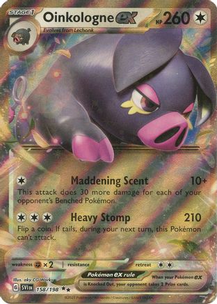 Oinkologne ex - 158/198 (158) [SV01: Scarlet & Violet Base Set] Holofoil