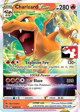 Charizard VSTAR (18) [Prize Pack Series Cards] Holofoil