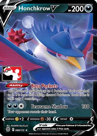 Honchkrow V (88) [Prize Pack Series Cards] Holofoil