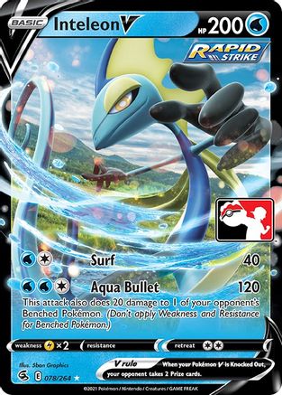 Inteleon V (78) [Prize Pack Series Cards] Holofoil