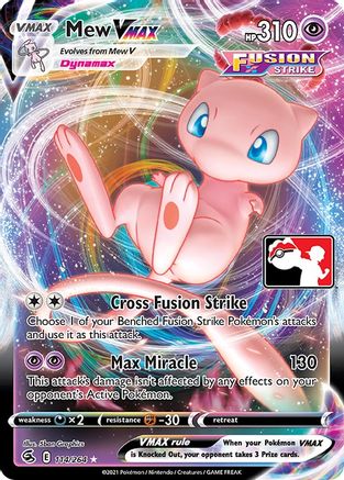 Mew VMAX (114) [Prize Pack Series Cards] Holofoil