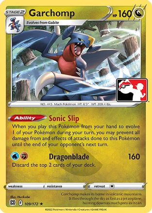 Garchomp (109) [Prize Pack Series Cards]
