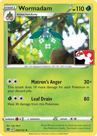 Wormadam (010) (10) [Prize Pack Series Cards]