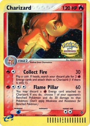 Charizard - 100/97 (National Championships) (100) [League & Championship Cards] Holofoil