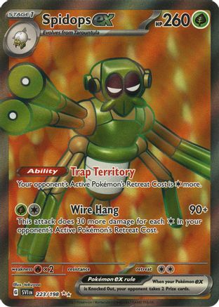Spidops ex - 223/198 (223) [SV01: Scarlet & Violet Base Set] Holofoil