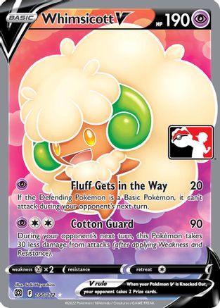 Whimsicott V - 160/172 (160) [Prize Pack Series Cards] Holofoil