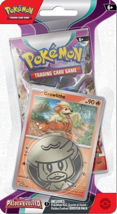 Pokemon Paldea Evolved Single Pack Blister [Growlithe]