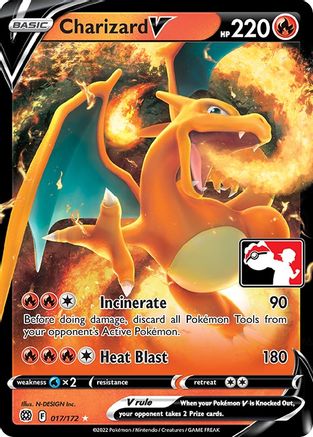 Charizard V (Prize Pack Series 2) (17) [Prize Pack Series Cards] Holofoil