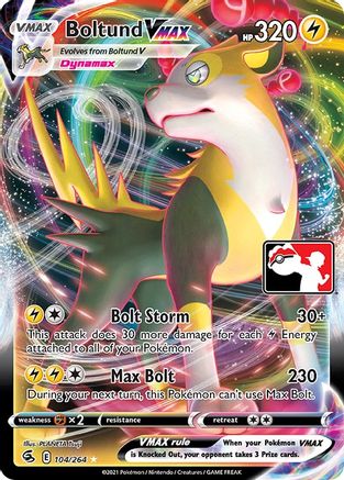 Boltund VMAX (104) [Prize Pack Series Cards] Holofoil