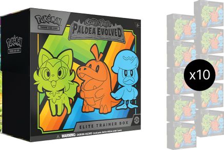 Pokemon Paldea Evolved Elite Trainer Box Case