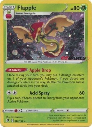 Flapple - 022/192 (EB Games Exclusive) (22) [Miscellaneous Cards & Products] Holofoil
