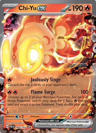Chi-Yu ex - 040/193 (40) [SV02: Paldea Evolved] Holofoil