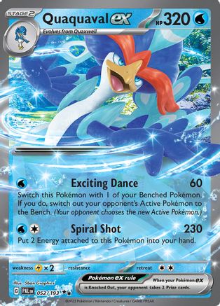Quaquaval ex - 052/193 (52) [SV02: Paldea Evolved] Holofoil
