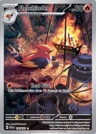 Fletchinder - 199/193 (199) [SV02: Paldea Evolved] Holofoil