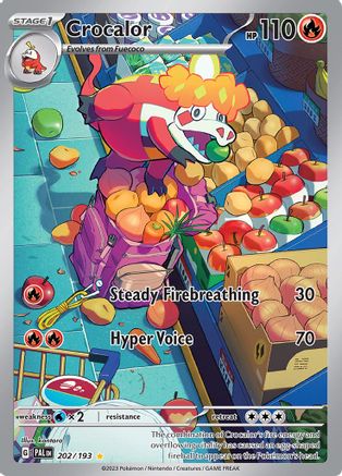 Crocalor - 202/193 (202) [SV02: Paldea Evolved] Holofoil