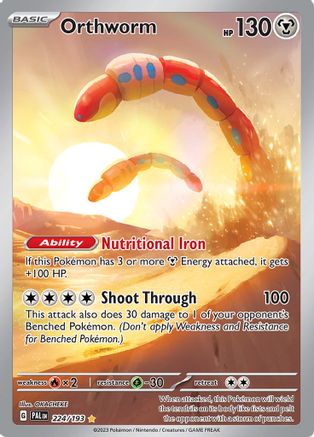 Orthworm - 224/193 (224) [SV02: Paldea Evolved] Holofoil