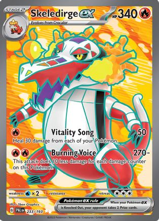 Skeledirge ex - 233/193 (233) [SV02: Paldea Evolved] Holofoil