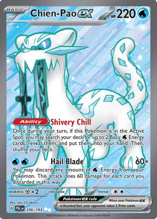 Chien-Pao ex - 236/193 (236) [SV02: Paldea Evolved] Holofoil