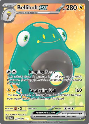 Bellibolt ex - 237/193 (237) [SV02: Paldea Evolved] Holofoil