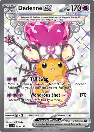 Dedenne ex - 239/193 (239) [SV02: Paldea Evolved] Holofoil