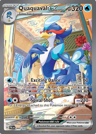 Quaquaval ex - 260/193 (260) [SV02: Paldea Evolved] Holofoil