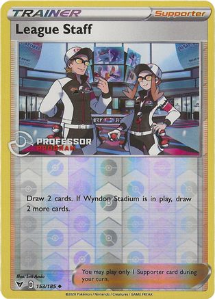 League Staff () [Professor Program Promos] Reverse Holofoil