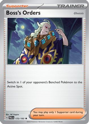 Boss's Orders - 172/193 (172) [Deck Exclusives]