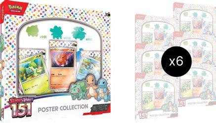 Pokemon 151 Poster Collection Case