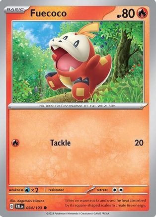Fuecoco - 034/193 (Summer 2023 Collector Chest) (34) [Miscellaneous Cards & Products] Holofoil