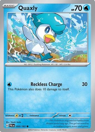 Quaxly - 050/193 (Summer 2023 Collector Chest) (50) [Miscellaneous Cards & Products] Holofoil