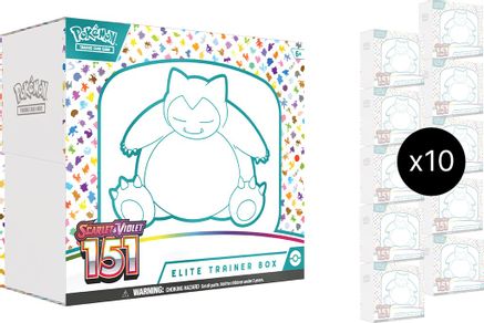 Pokemon 151 Elite Trainer Box Case