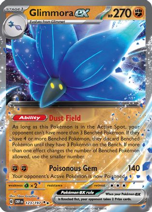Glimmora ex (123) [SV03: Obsidian Flames] Holofoil