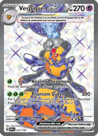 Vespiquen ex - 212/197 (212) [SV03: Obsidian Flames] Holofoil