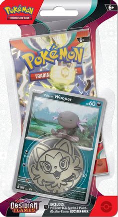 Pokemon Obsidian Flames Single Pack Blister [Paldean Wooper]