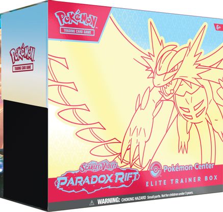 Pokemon Paradox Rift Pokemon Center Elite Trainer Box (Exclusive) [Roaring Moon]